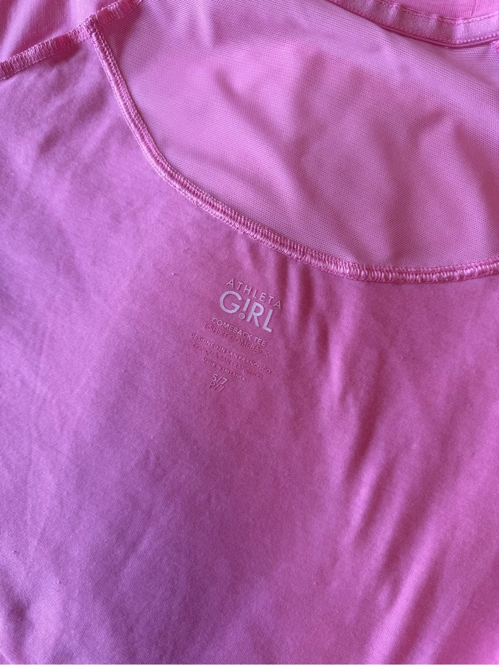 Athleta Girl Comeback Tee - pink
